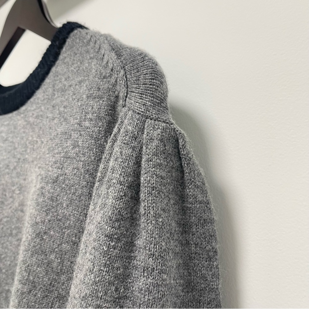 Random Identities Wool Cashmere Blend Crew Neck Gray Sweater Size Medium - Picture 7 of 12